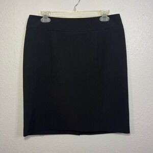 George Black Pencil Skirt Women's Size 10 Career Office Lined Stretch 20" Length
